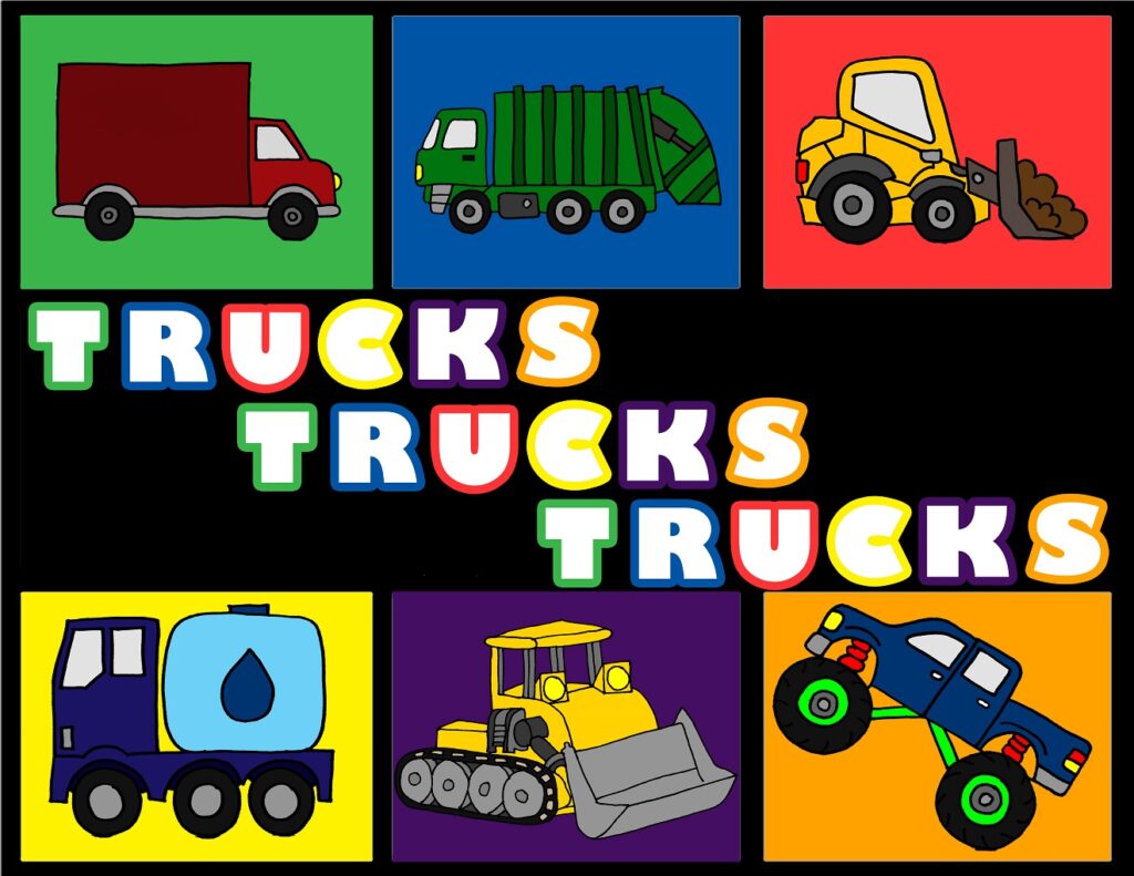 Trucks Trucks Trucks – A Truck Book for Kids
