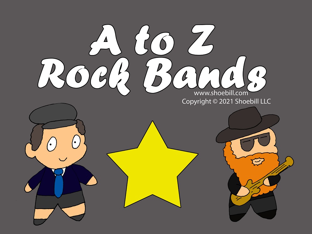 A to Z Rock Bands – ABC Rock Bands Book For Kids with Phonics Sounds